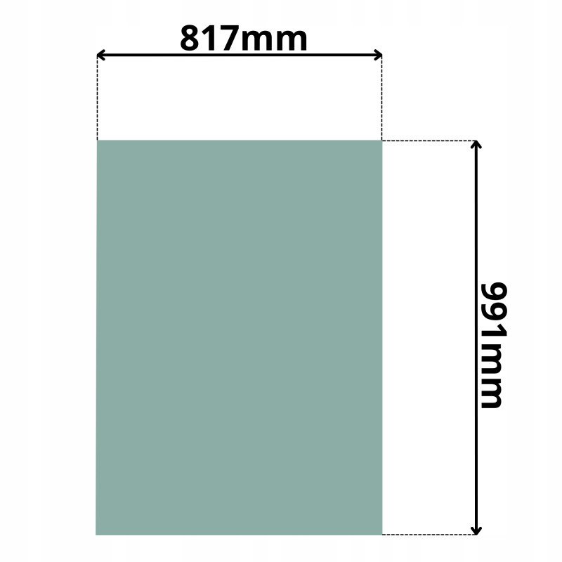 SZYBA PRZÓD CZOŁOWA GÓRNA BOBCAT DOSAN DAEWOO DX (G-0415)