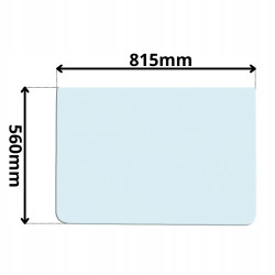 SZYBA CZOŁOWA PRZEDNIA DOLNA HITACHI FIAT (G-0172)