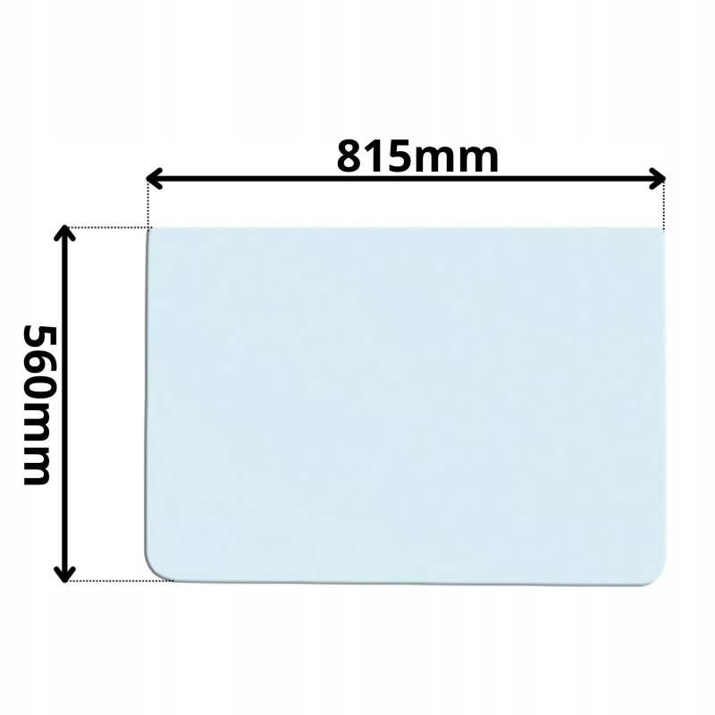 SZYBA CZOŁOWA PRZEDNIA DOLNA HITACHI FIAT (G-0172)