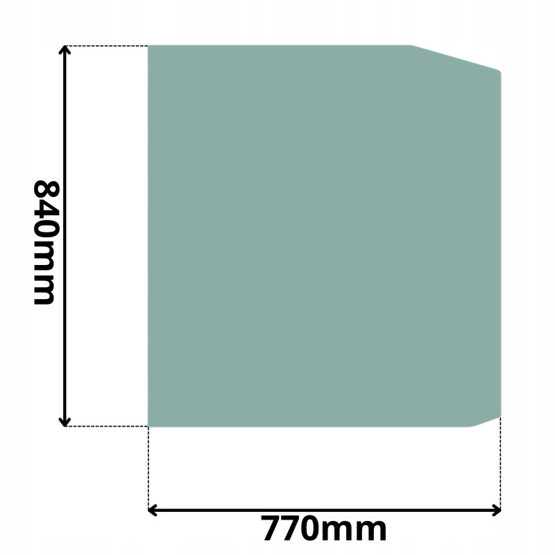 SZYBA PRZEDNIA CZOŁOWA DOOSAN BOBCAT (G-0054)
