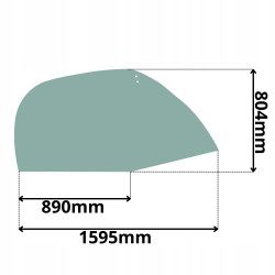 SZYBA BOCZNA PRAWA MANITOU MLT MT GEHL (G-0393)