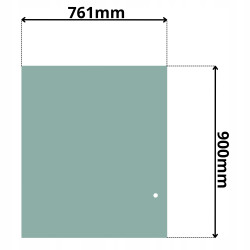 SZYBA CZOŁOWA PRZEDNIA GÓRNA TAKEUCHI TB (G-0190)