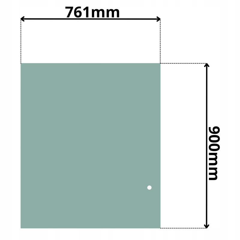 SZYBA CZOŁOWA PRZEDNIA GÓRNA TAKEUCHI TB (G-0190)