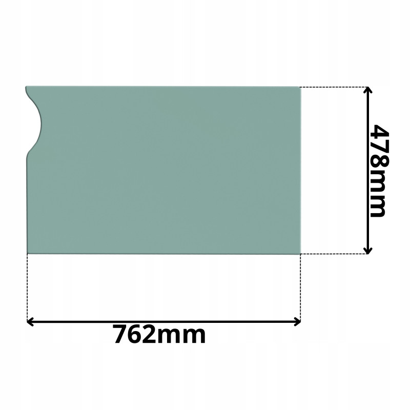 SZYBA CZOŁOWA PRZEDNIA DOLNA KUBOTA (G-0366)