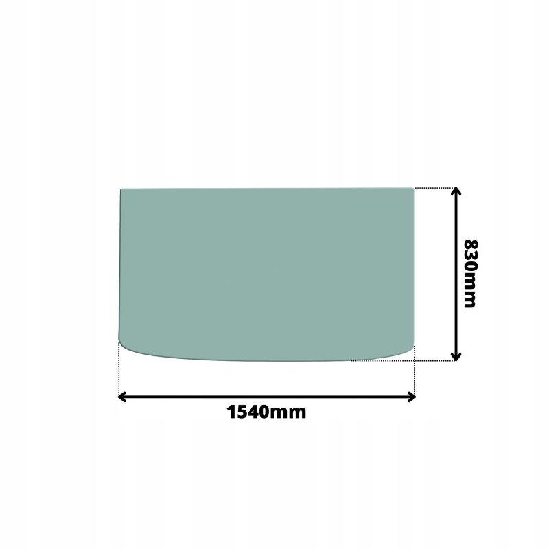 SZYBA CZOŁOWA PRZEDNIA BELL WOZIDO HITACHI