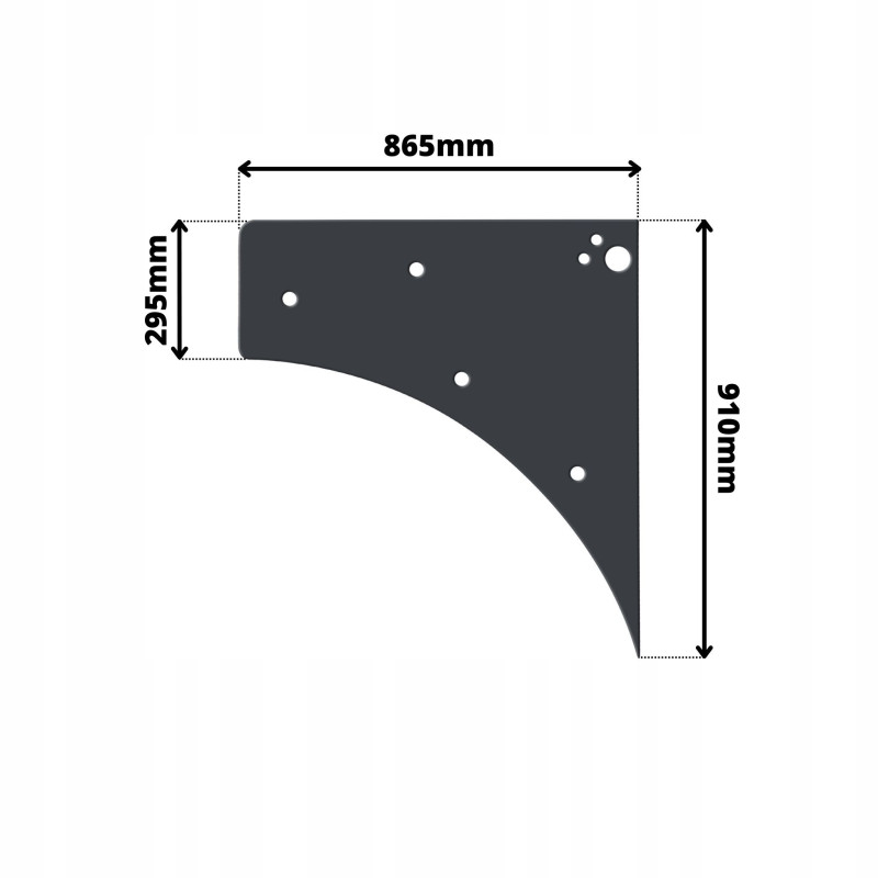 SZYBA DRZWI DOLNA PRAWA LEWA LAMBORGINI REKORD LAMBORGINI REKORD 65 (G-0408)