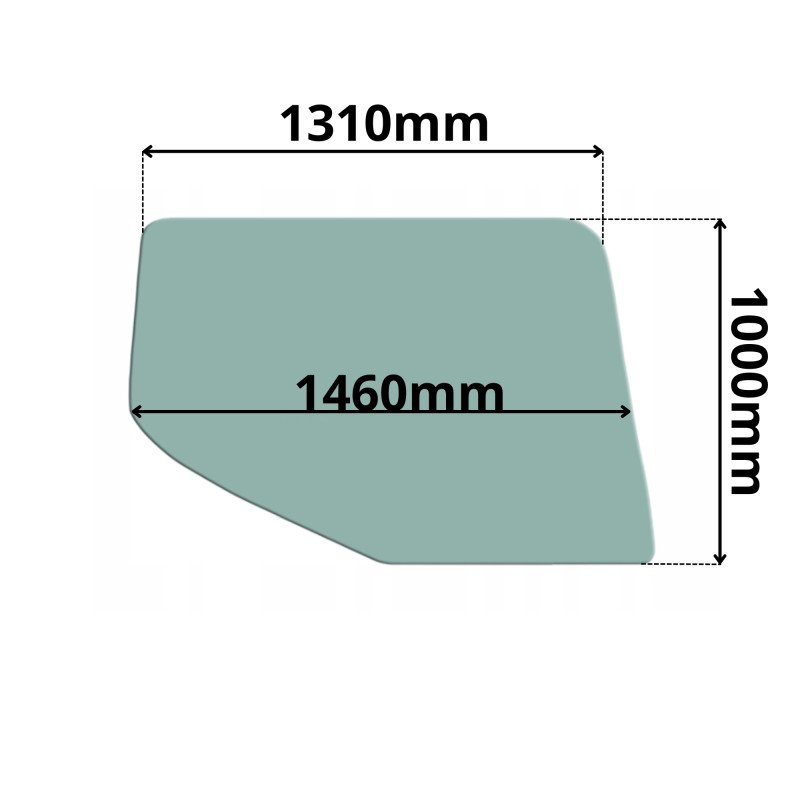 SZYBA PRAWA BOCZNA KOMATSU PCPW (0154)