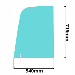 SZYBA PRAWA PRZESUWANA WACKER NEUSON EZ (G-0357)
