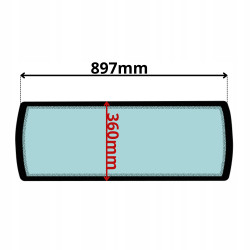 SZYBA DACHOWA JCB (G-0217)