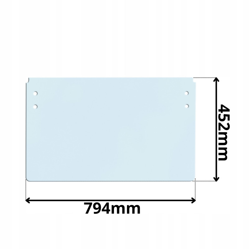 SZYBA CZOŁOWA DOLNA CAT WACKER NEUSON (G-0231)