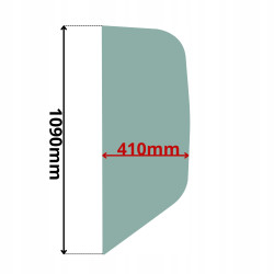 SZYBA BOCZNA LEWA KOMATSU (G-0204)