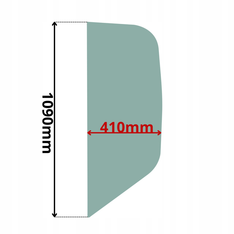 SZYBA BOCZNA LEWA KOMATSU (G-0204)
