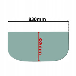 SZYBA CZOŁOWA DOLNA NEW HOLLAND KOBELCO (G-0336)