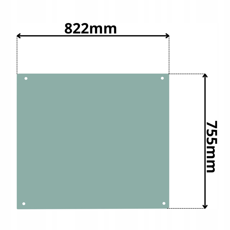 SZYBA CZOŁOWA PRZEDNIA YANMAR (G-0234)