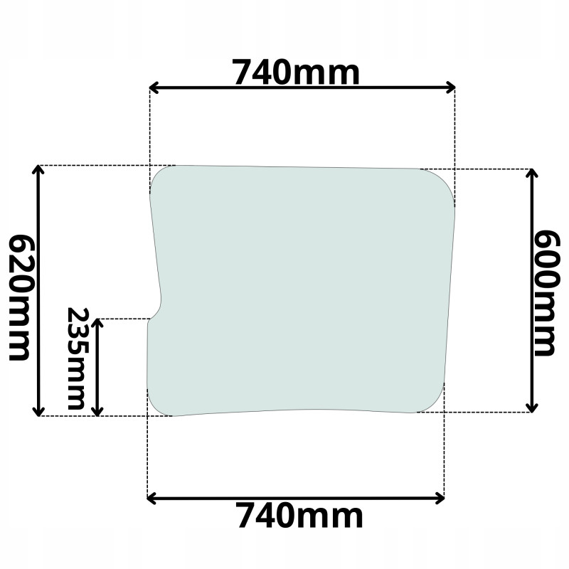 SZYBA DACHOWA DACH LINDE (K-0234)