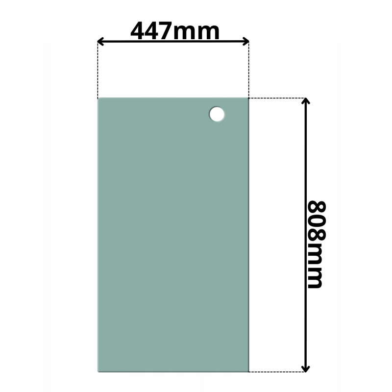 SZYBA BOCZNA LEWA ZA DRZWIAMI YANMAR VIO (G-0343)
