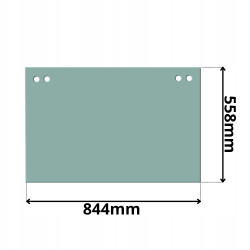 SZYBA CZOŁOWA DOLNA KOMATSU PC (G-0348)