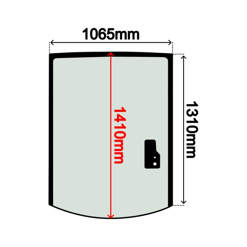SZYBA TYŁ TYLNA JCB 3CX 4CX 5CX -KABINA P21 (C-0046)
