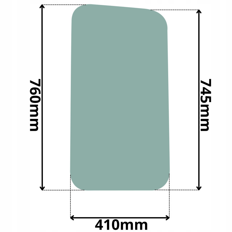 SZYBA BOCZNA LEWA BOBCAT (K-0087)