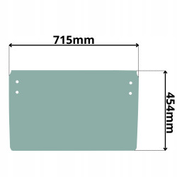 SZYBA CZOŁOWA DOLNA CAT (K-0088)