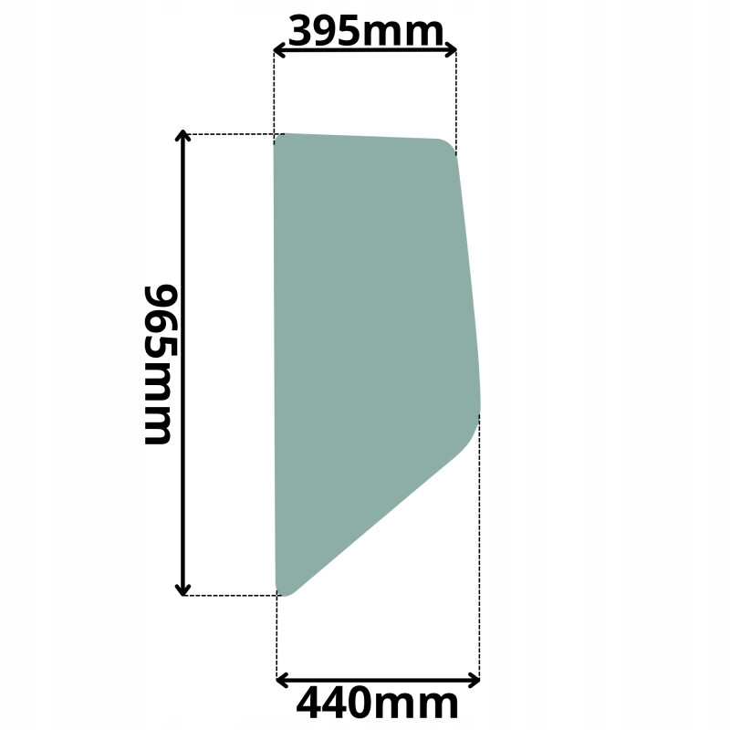 SZYBA BOCZNA LEWA CASE (K-0091)