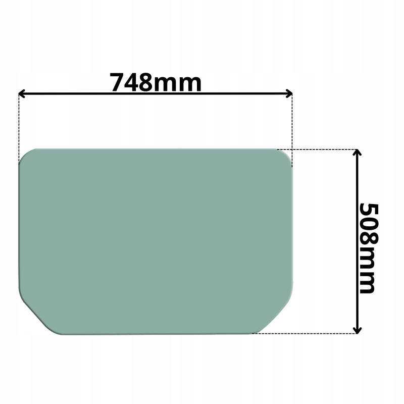 SZYBA TYLNA CAT (K-0167)