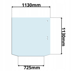 SZYBA CZOŁOWA JCB (K-0543)