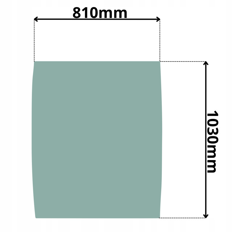 SZYBA CZOŁOWA GÓRNA LIEBHERR (K-0565)
