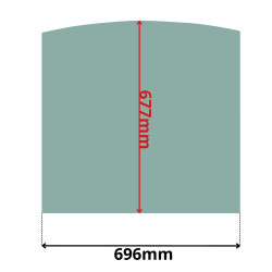 SZYBA CZOŁOWA GÓRNA JCB 8014 8016 8018 8020 (G-0024)