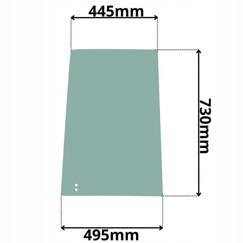 SZYBA PRAWA BOCZNA TYŁ PRZESUWANA BOBCAT DOOSAN (K-0415)