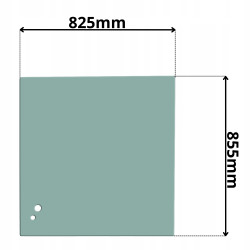 SZYBA CZOŁOWA GÓRNA BOBCAT DOOSAN (K-0566)