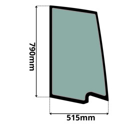 SZYBA PRAWA DRZWI GÓRNA TEREX SCHAEFF (K-0513-SITODRUK)