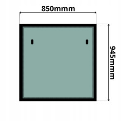 SZYBA PRZEDNIA JOHN DEERE 3200 3215 3220 3400 3415 3420 (0006)-SITODRUK