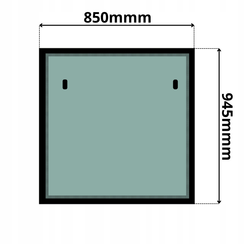 SZYBA PRZEDNIA JOHN DEERE 3200 3215 3220 3400 3415 3420 (0006)-SITODRUK