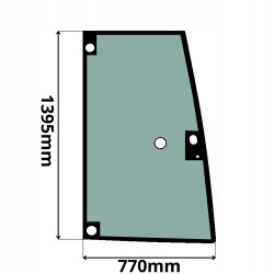 SZYBA BOCZNA DRZWI PRAWA FIAT HITACHI KRAMER (K-0580-PRAWA)-SITODRUK