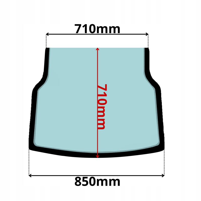 SZYBA PRZEDNIA DOLNA JCB 8014 8016 8018 8020 (0580)-SITODRUK