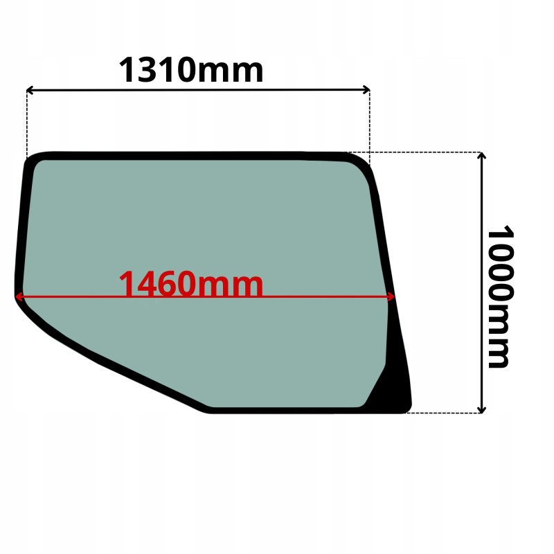 SZYBA PRAWA BOCZNA KOMATSU PCPW (0154)-SITODRUK