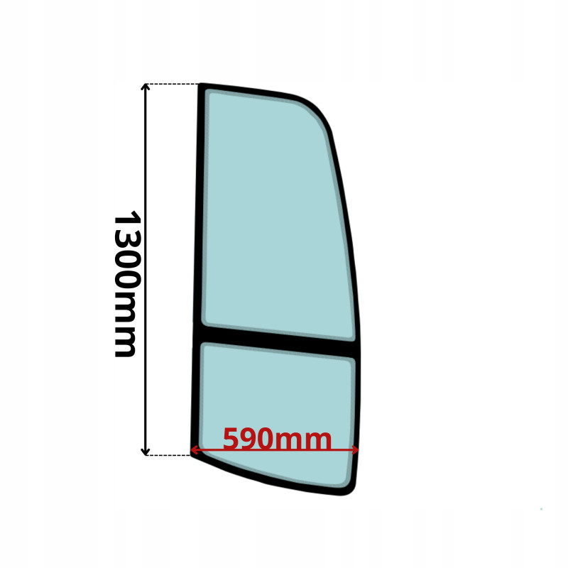 SZYBA PRAWA BOCZNA PRZEDNIA CAT WACKER NEUSON (0288)-SITODRUK
