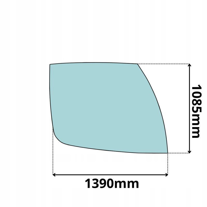 SZYBA BOK PRAWA LIEBHERR COMPACT (0452)