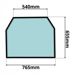 SZYBA DACHOWA JCB (0298)-SITODRUK