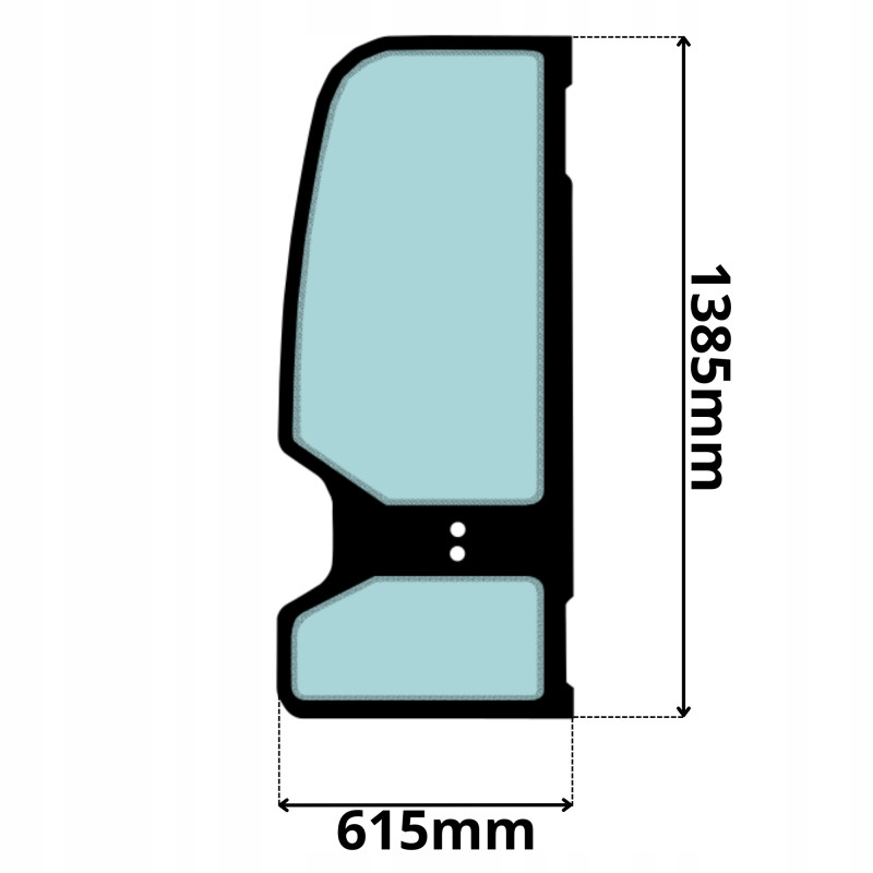 SZYBA LEWA DRZWI TAKEUCHI YANMAR (0294)-SITODRUK