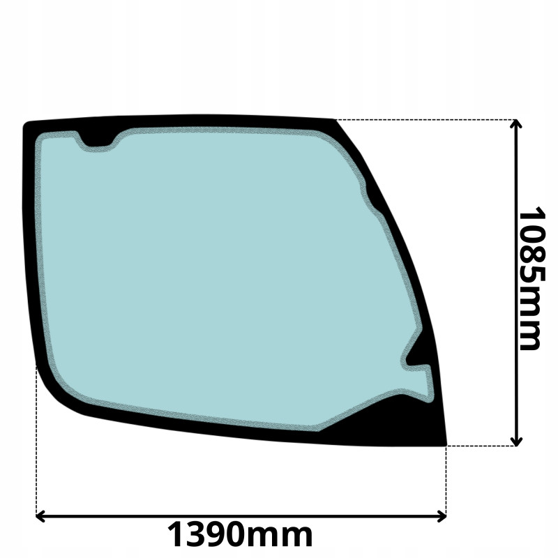 SZYBA PRAWA BOCZNA LIEBHERR (0452)-SITODRUK