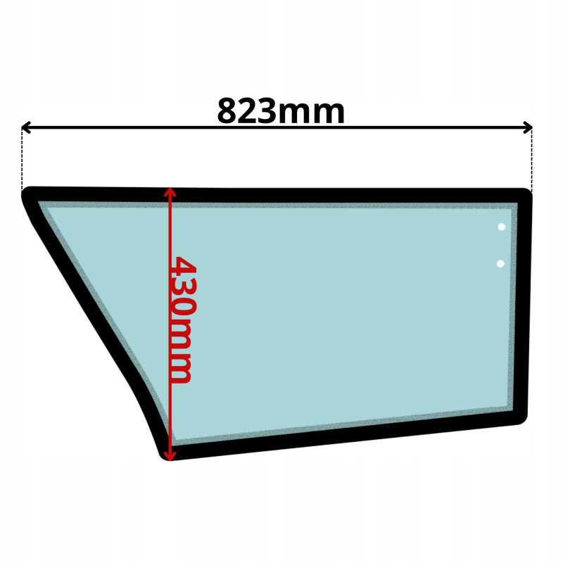 SZYBA W DRZWI DOLNA LEWA MERLO PANORAMIC ROTO MF (0511)-SITODRUK