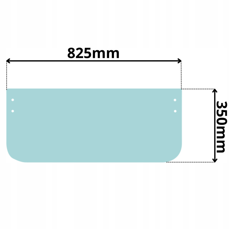 SZYBA PRZEDNIA DOLNA YANMAR VIO (K-0040)