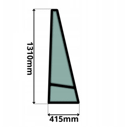 SZYBA PRZEDNIA PRAWA CAT 904B (K-0042)-SITODRUK