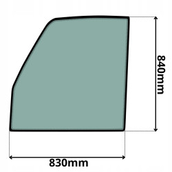 SZYBA LEWA GÓRNA DRZWI JCB (0563)-SITODRUK