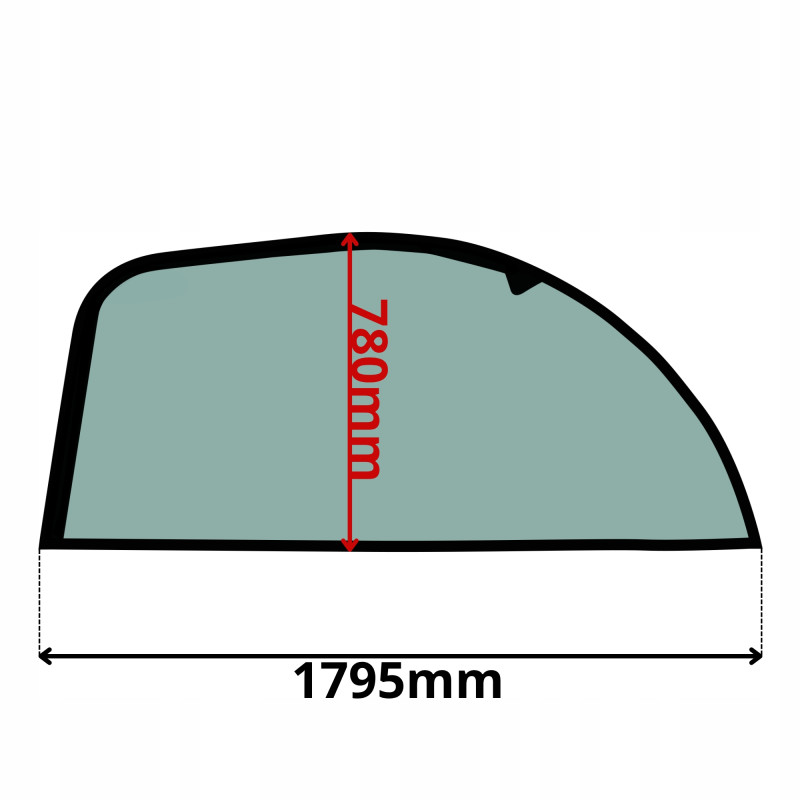 SZYBA PRAWA BOCZNA FIAT KOBELCO CASE NEW HOLLAND (0657)-SITODRUK