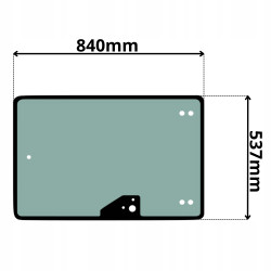 SZYBA TYLNA JOHN DEERE (5005)-SITODRUK