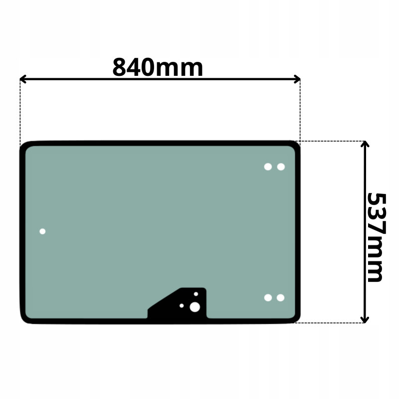 SZYBA TYLNA JOHN DEERE (5005)-SITODRUK