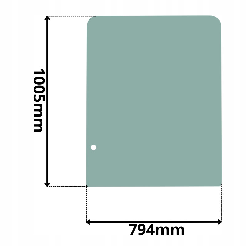 SZYBA CZOŁOWA FUCHS FUX TEREX (G-0236)